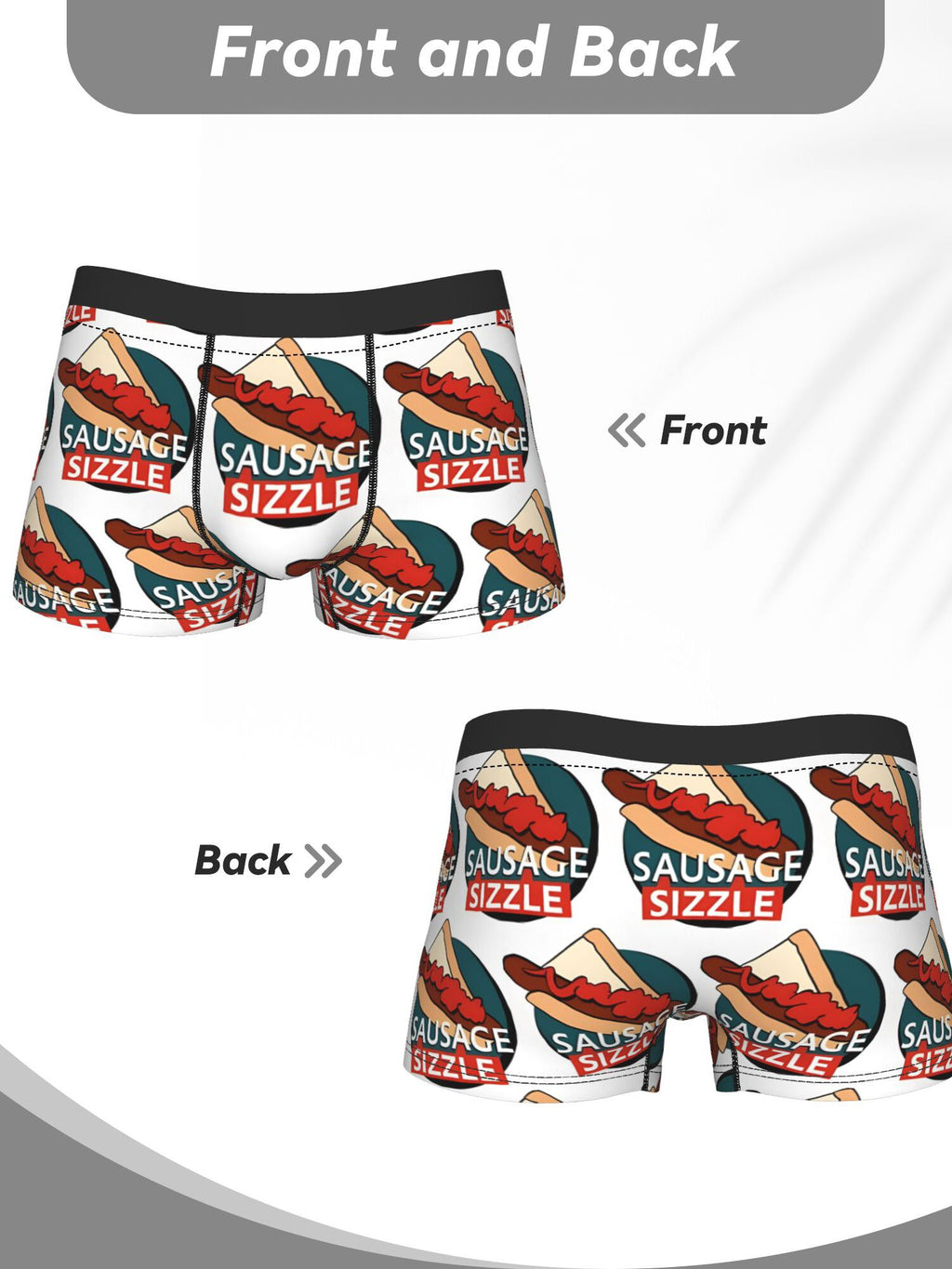 Bunnings Sausage Sizzle Men's Boxer Briefs