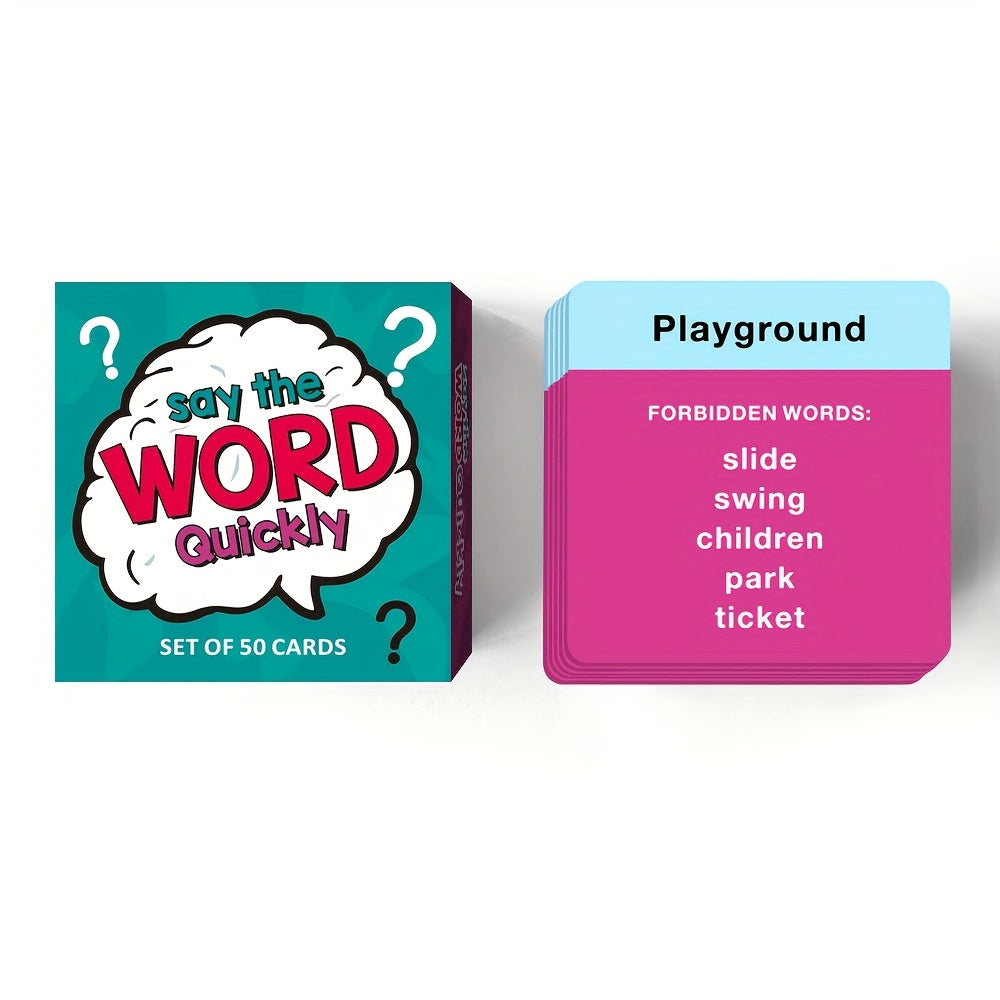 Say the Word Quickly Card Game