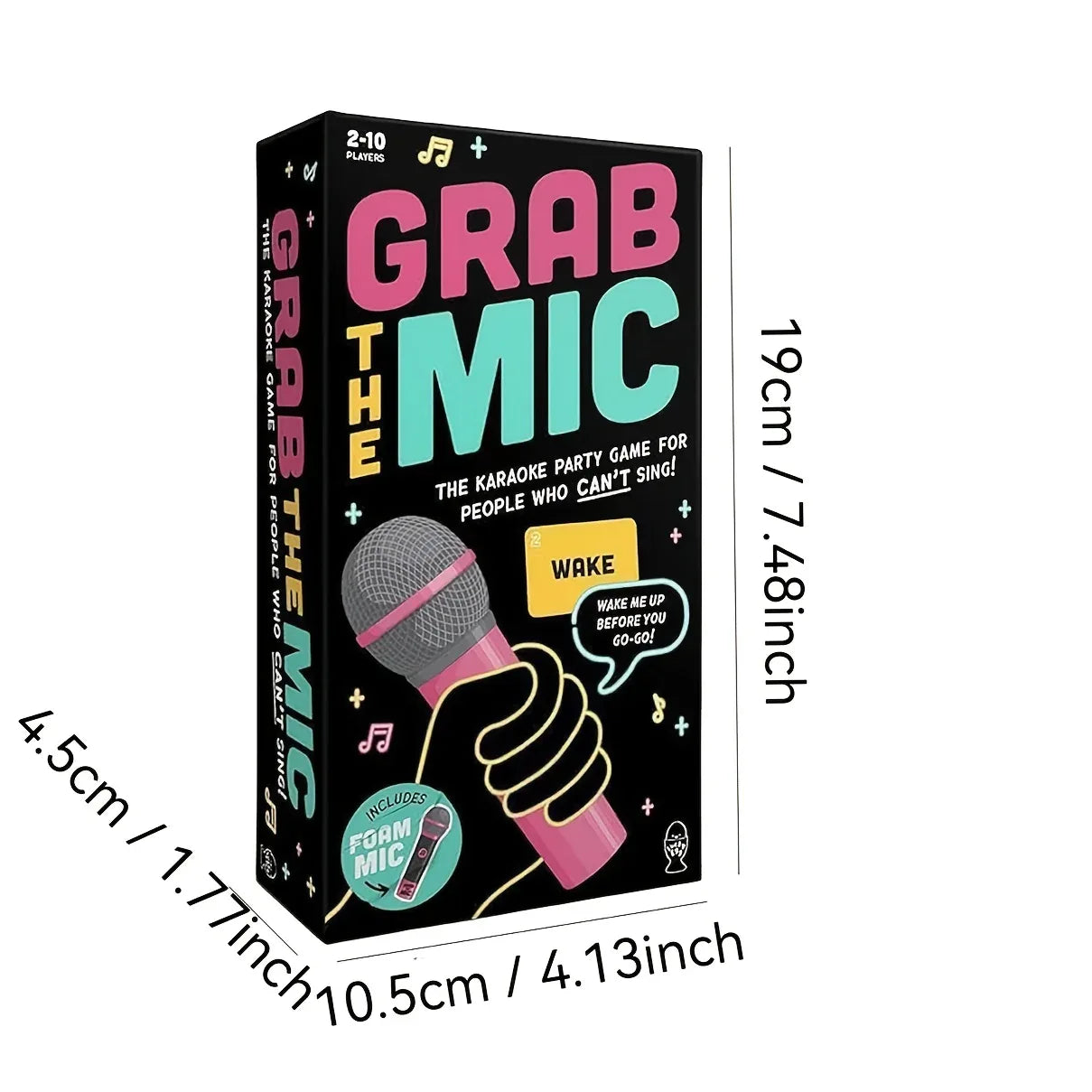 Grab The Mic Party Game (2-10 Players) - Tipsy Turtle Collective