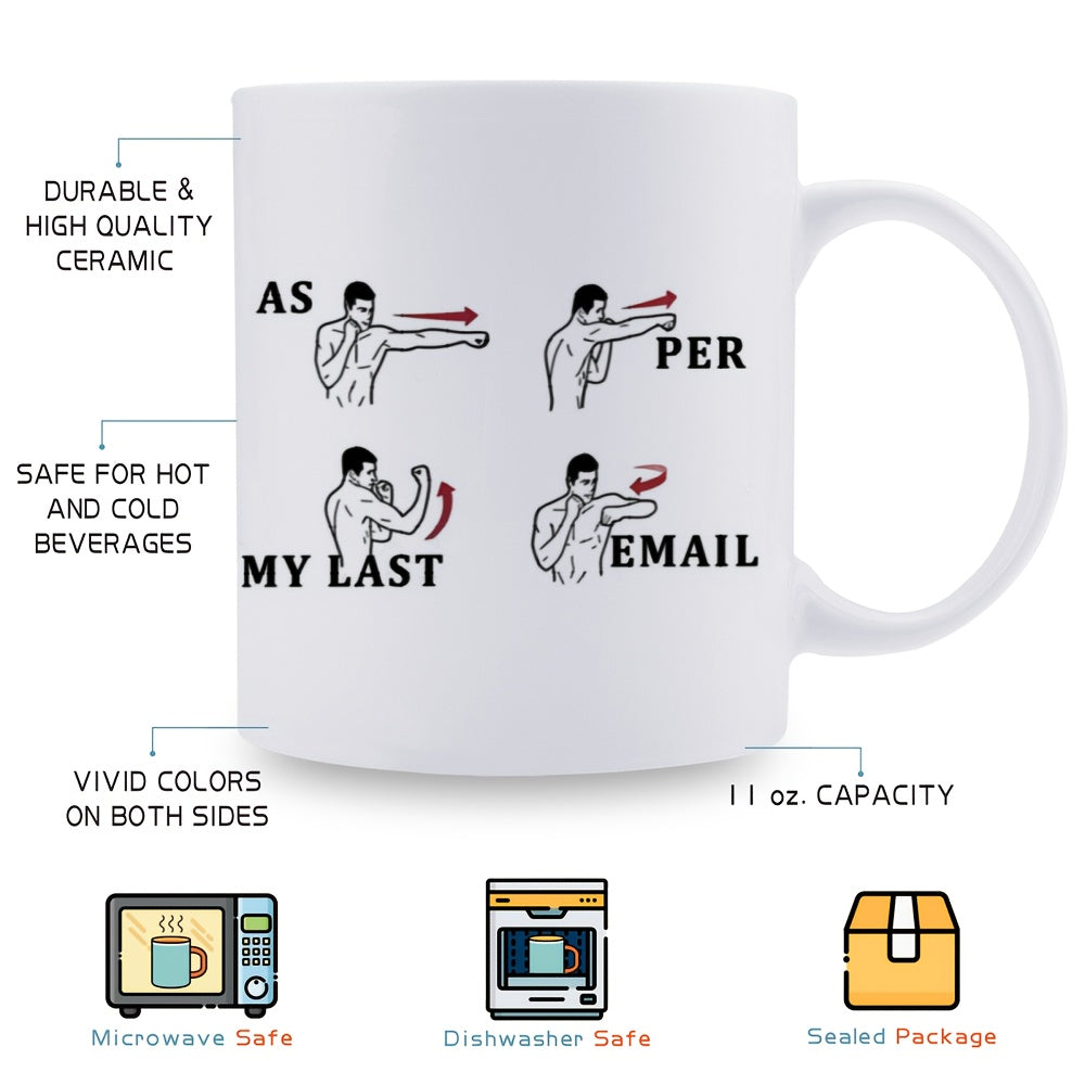 'As Per My Last Email' Office Mug