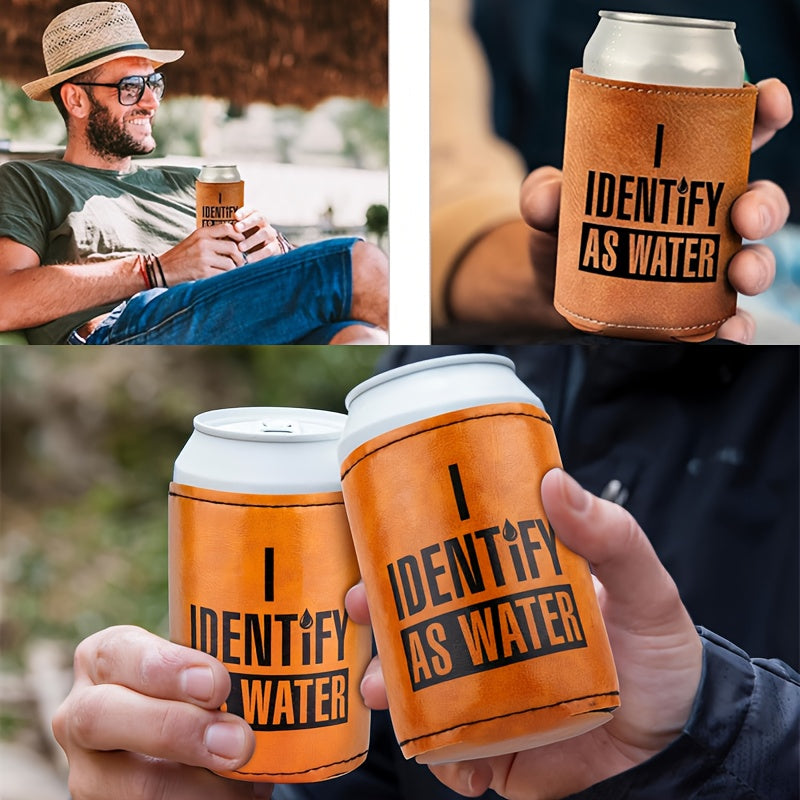 'I identify As Water' Can/Bottle Cooler