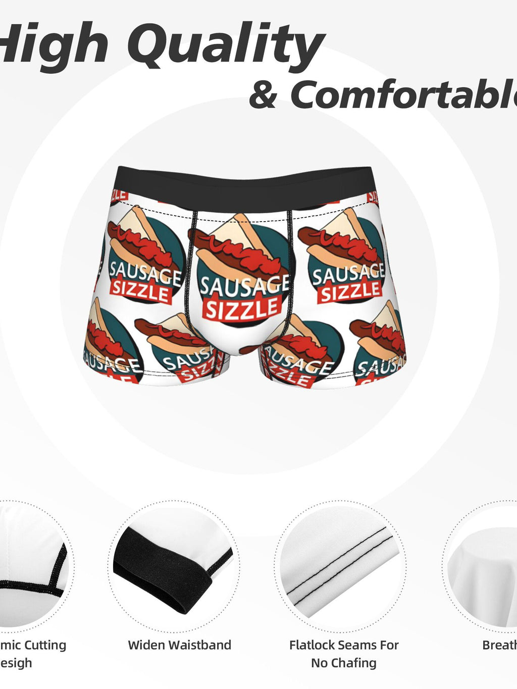 Bunnings Sausage Sizzle Men's Boxer Briefs