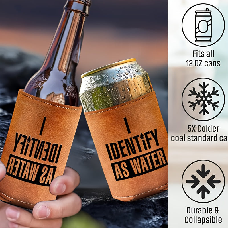 'I identify As Water' Can/Bottle Cooler