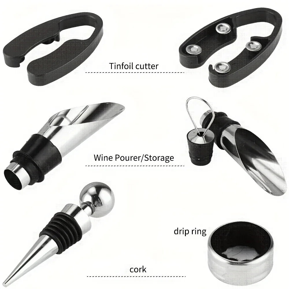 5-piece Wine Bottle Opener Set - Tipsy Turtle Collective
