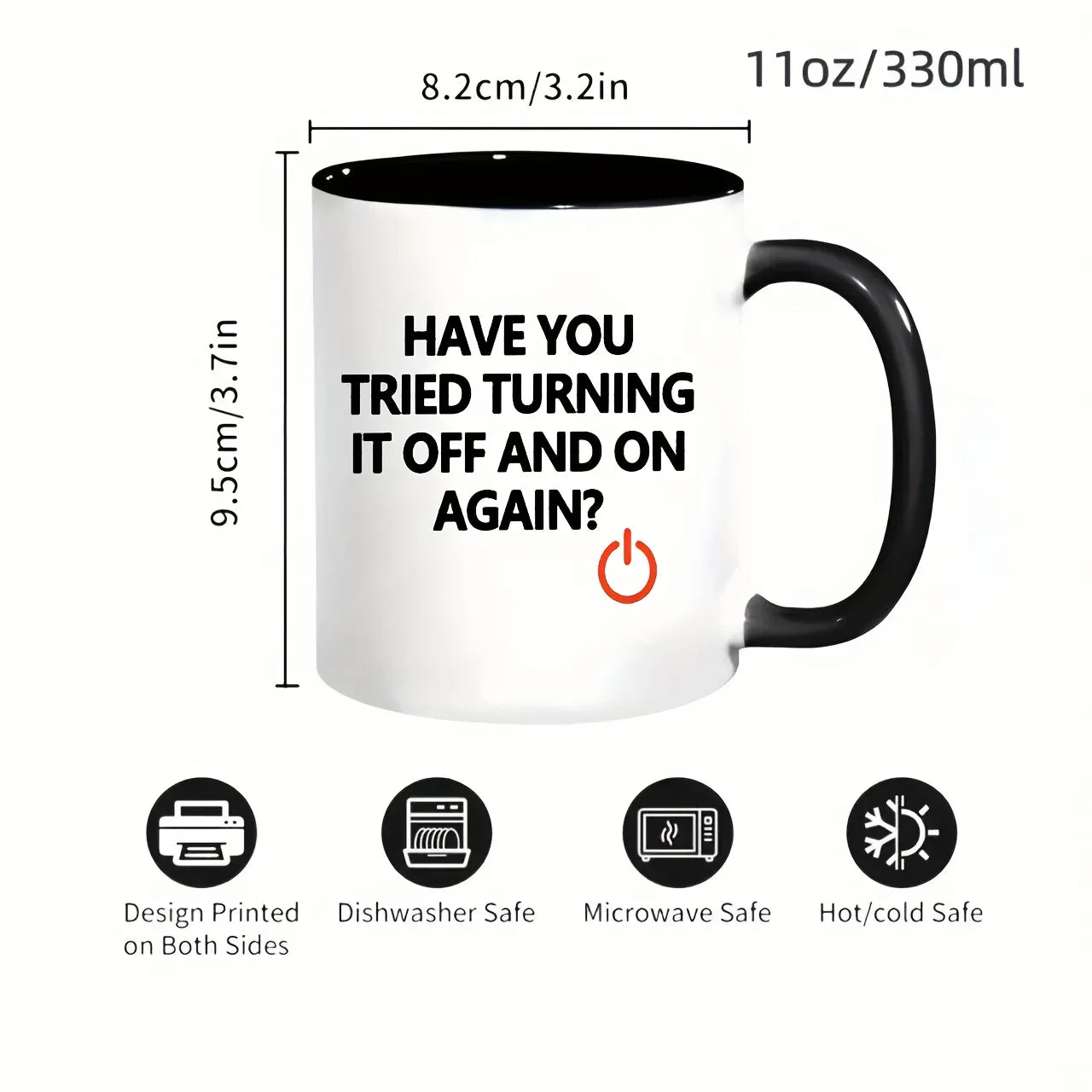 IT Technician Mug "Have You Tried Turning It Off and On Again?" - Tipsy Turtle Collective