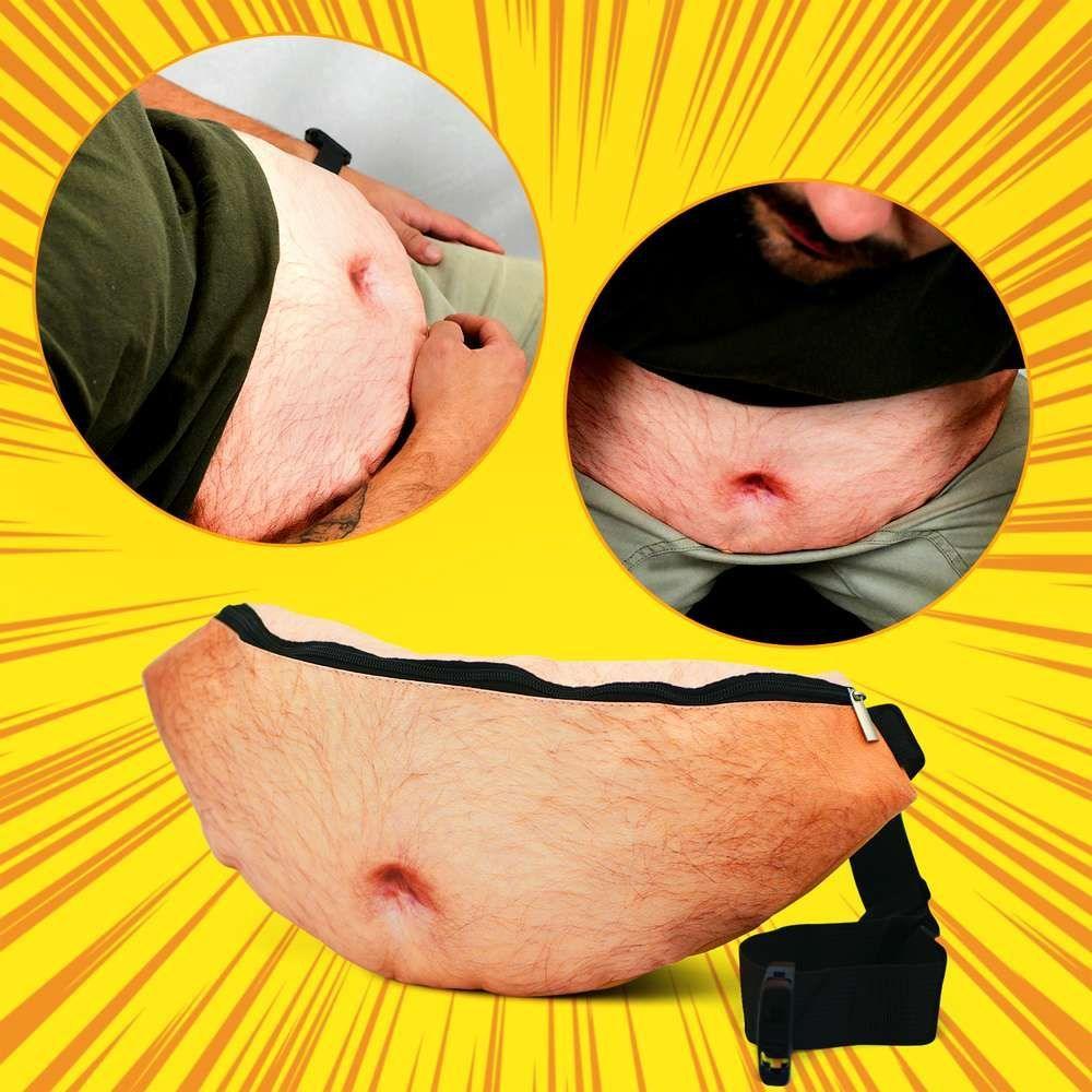 Hairy Belly or 6-pack Abs Bum Bag/Fanny Pack - Tipsy Turtle Collective