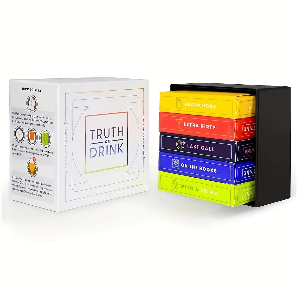 Truth Or Drink - The Original Card Game 18+ - Tipsy Turtle Collective