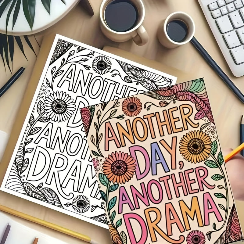 'Things I Want to Say At Work But Don't' Adult Colouring Book