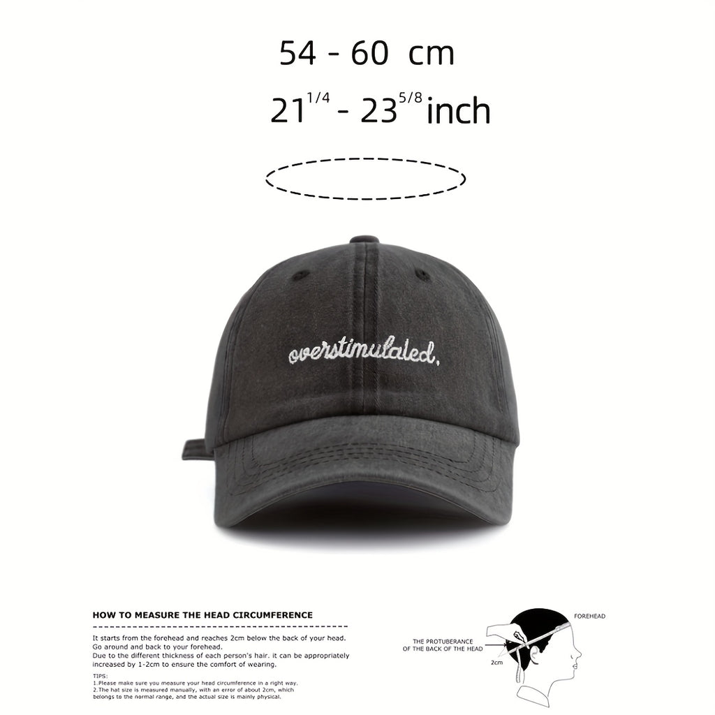 'Overstimulated' Baseball Cap
