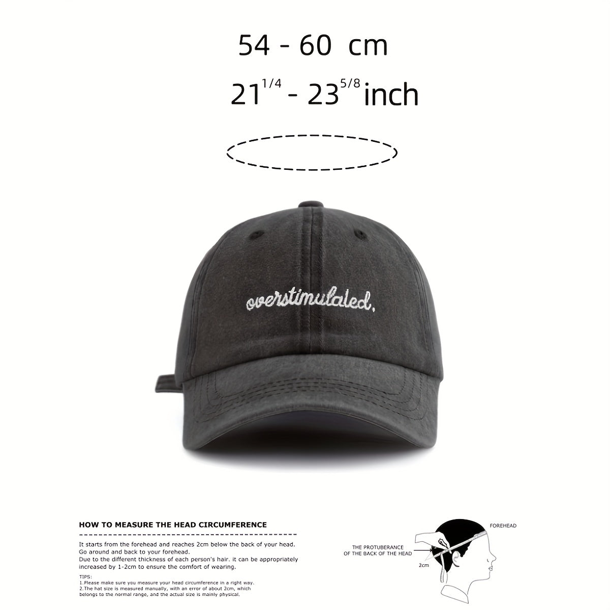 'Overstimulated' Baseball Cap