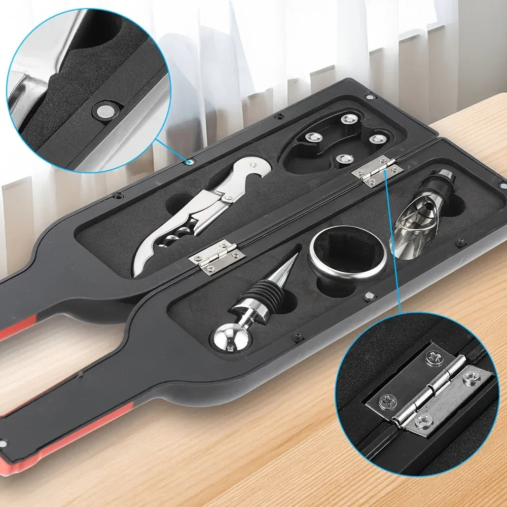 5-piece Wine Bottle Opener Set - Tipsy Turtle Collective