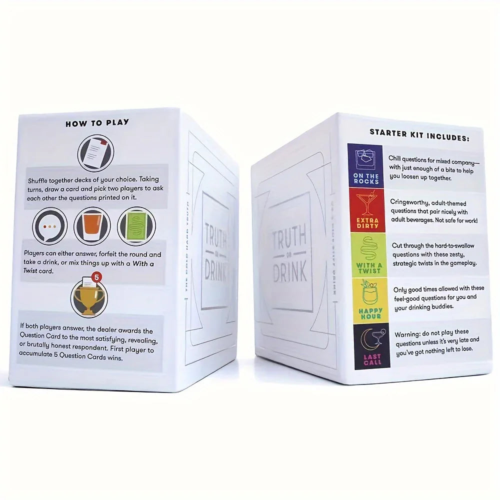 Truth Or Drink - The Original Card Game 18+ - Tipsy Turtle Collective
