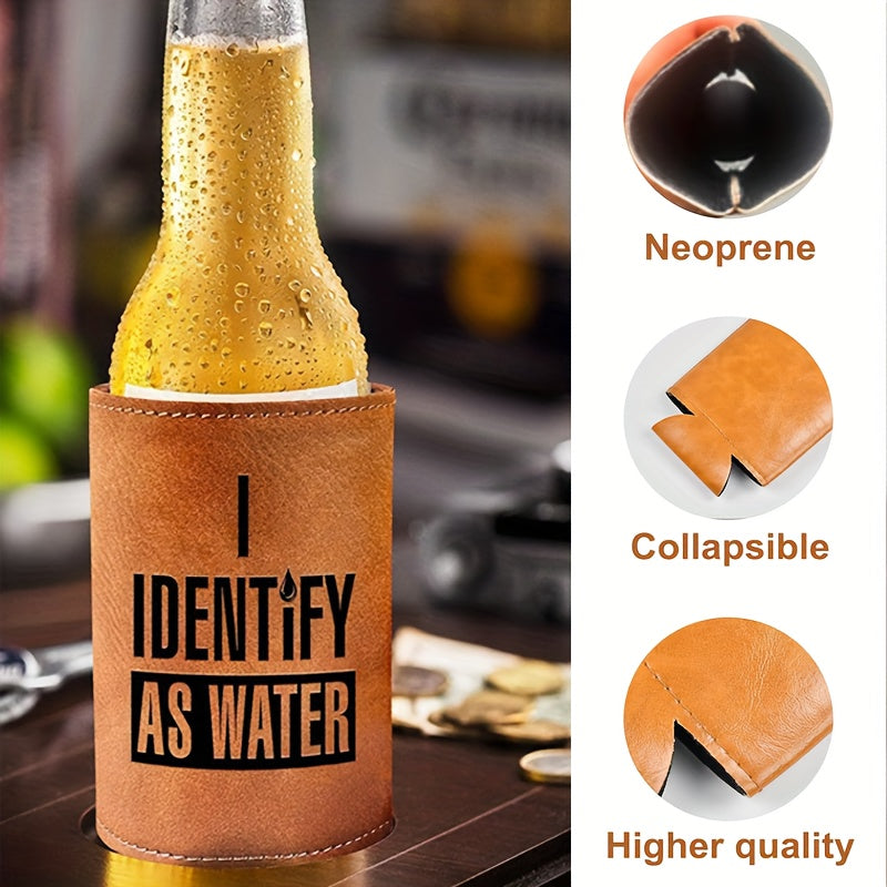 'I identify As Water' Can/Bottle Cooler