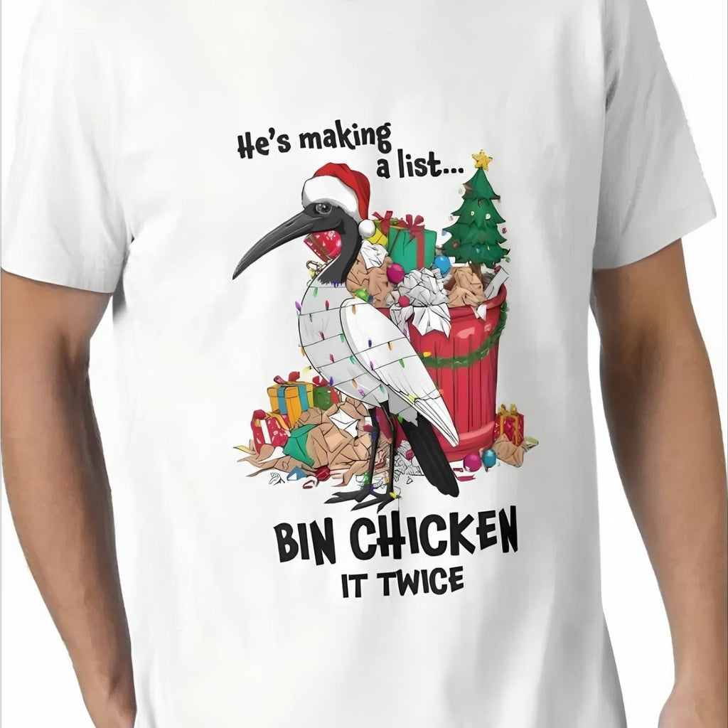 Bin Chicken Men's Christmas Tee