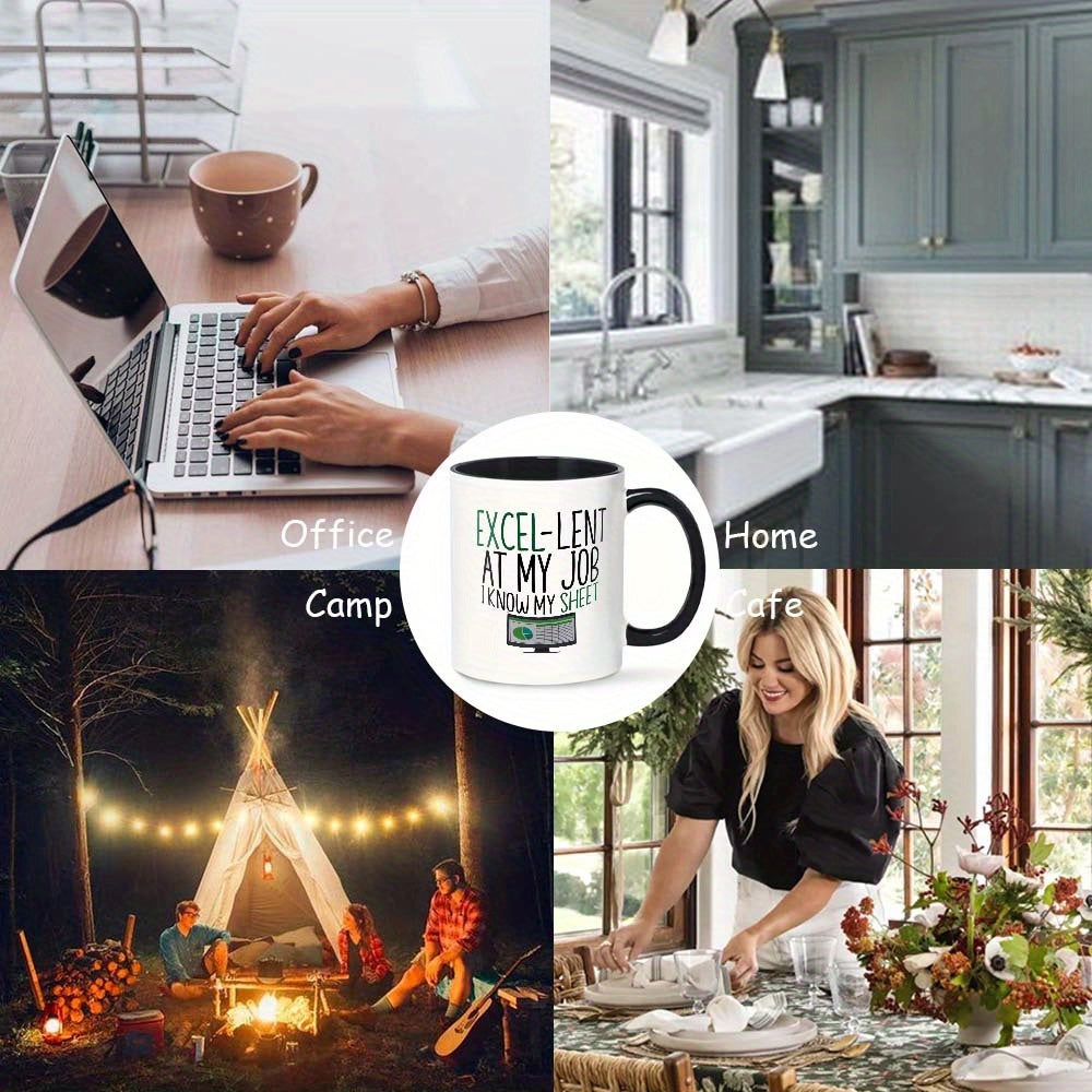 'Excel-lent at My Job - I Know My Sheet' Mug