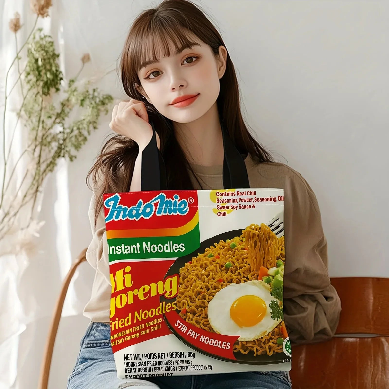 INDO MIE Mi Goreng Classic Tote Bag - Tipsy Turtle Collective