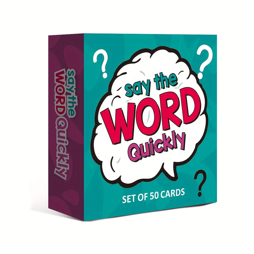 Say the Word Quickly Card Game