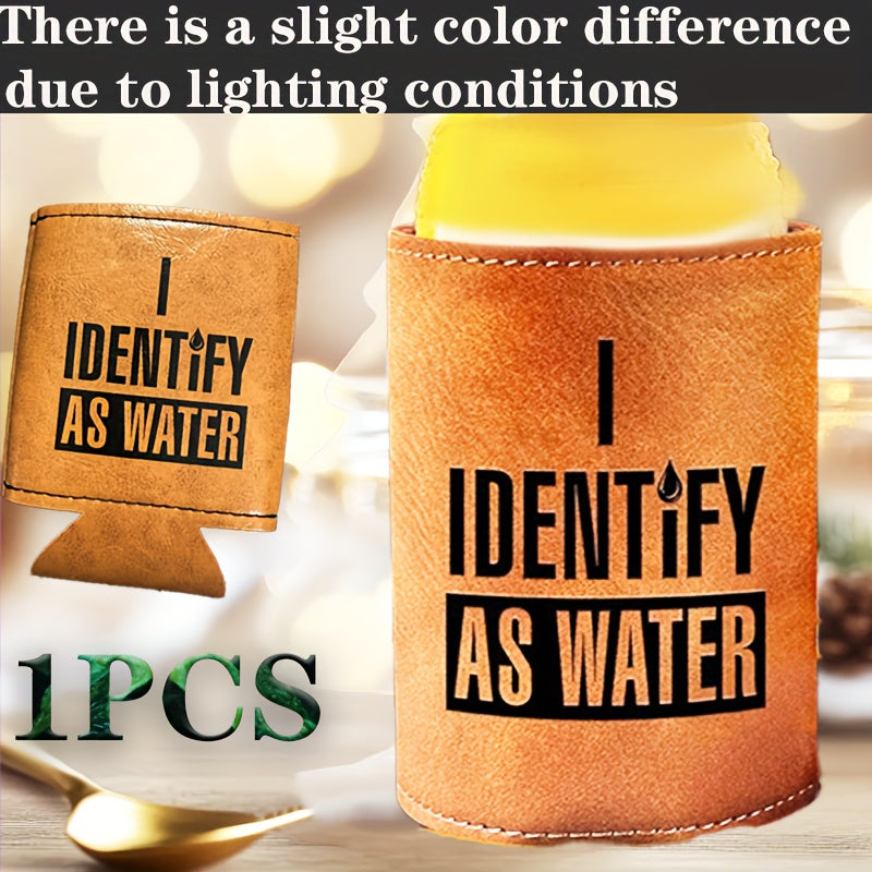'I identify As Water' Can/Bottle Cooler