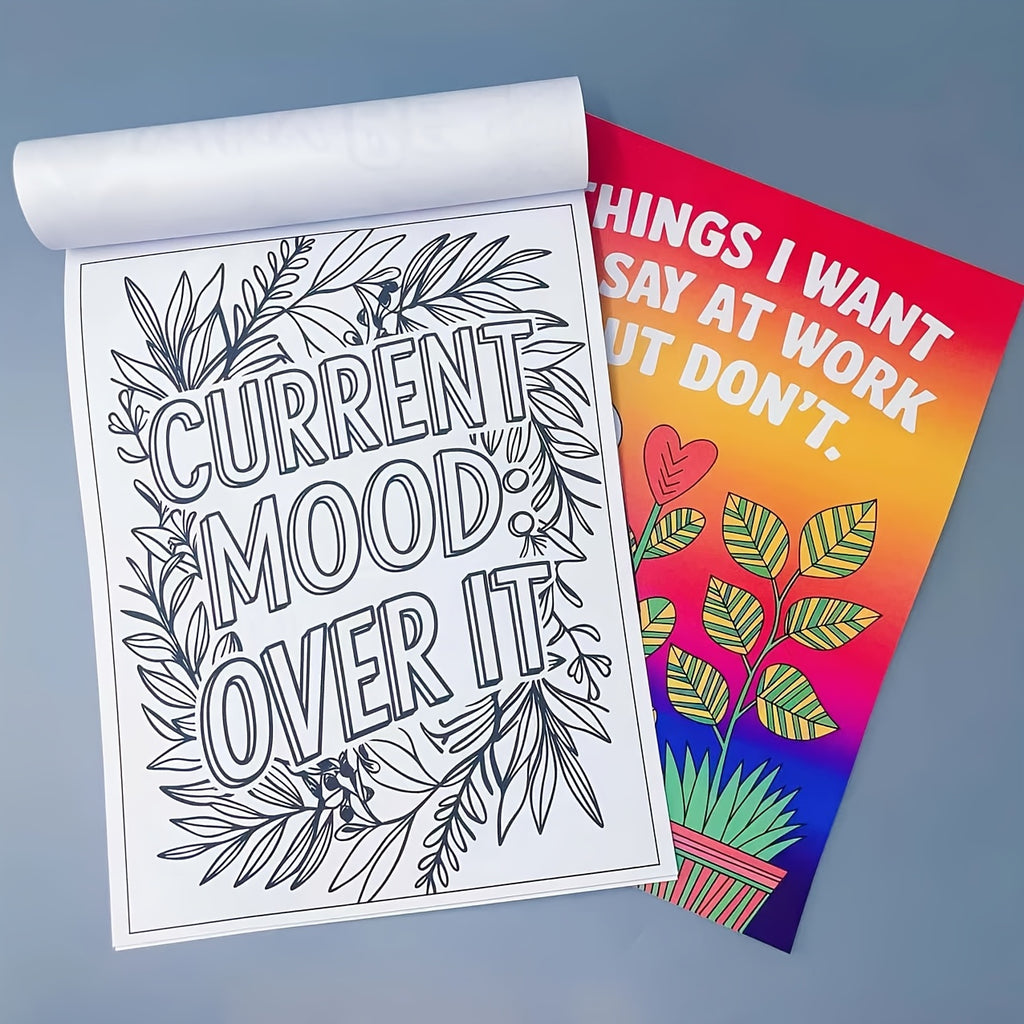 'Things I Want to Say At Work But Don't' Adult Colouring Book
