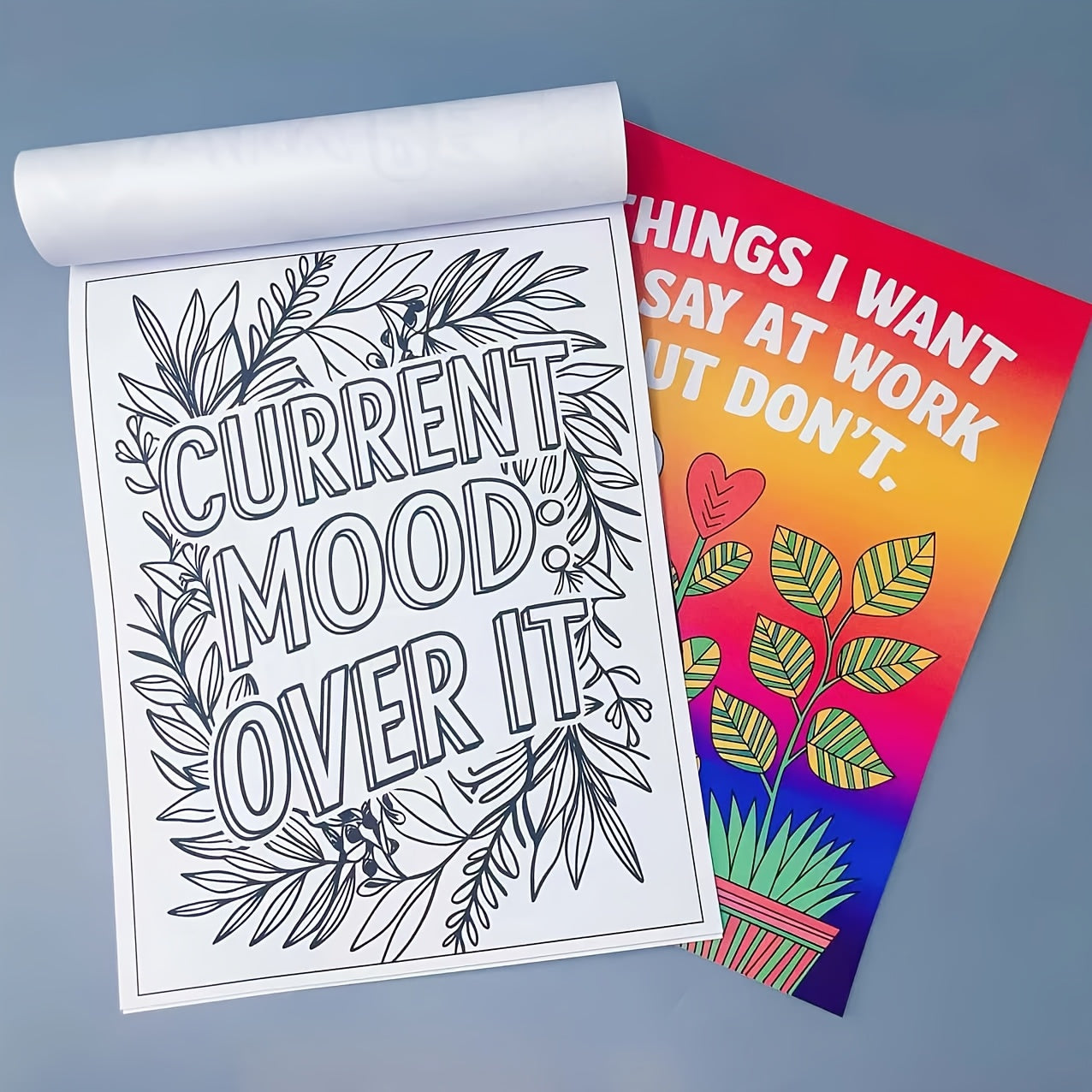 'Things I Want to Say At Work But Don't' Adult Colouring Book
