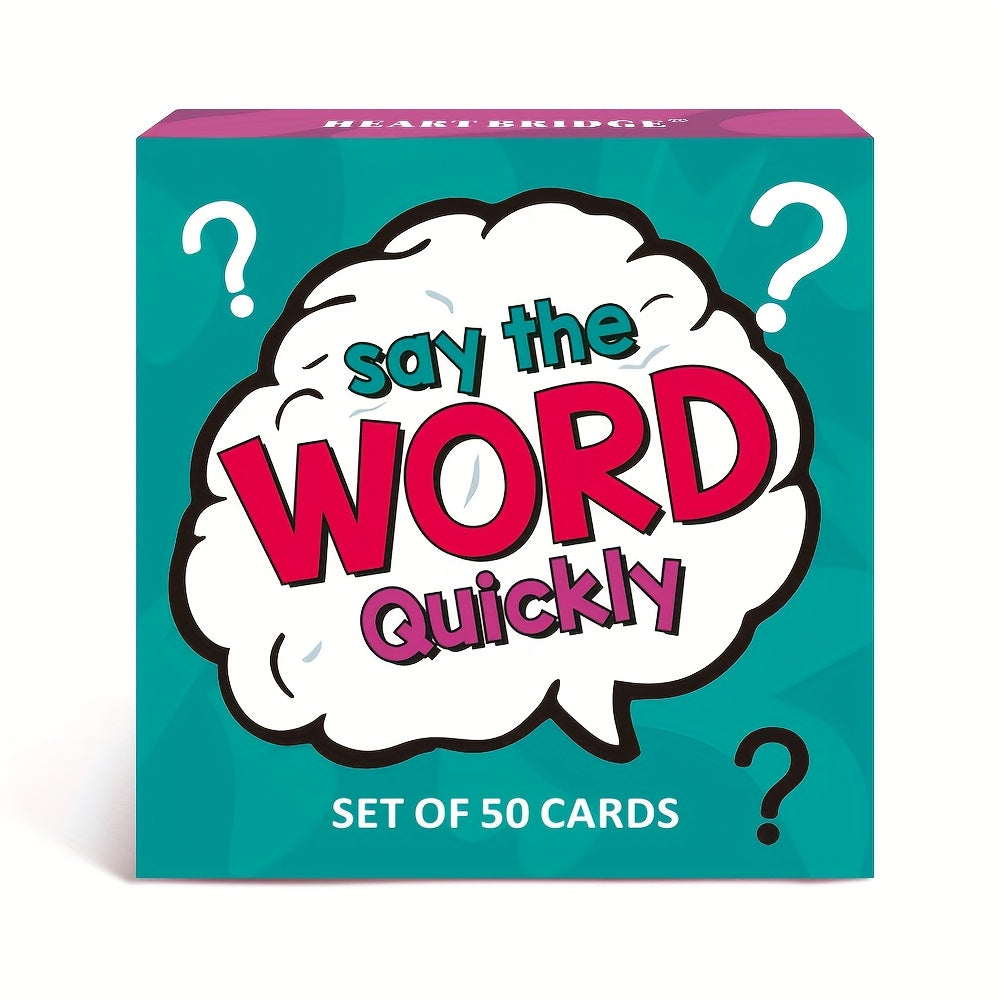 Say the Word Quickly Card Game