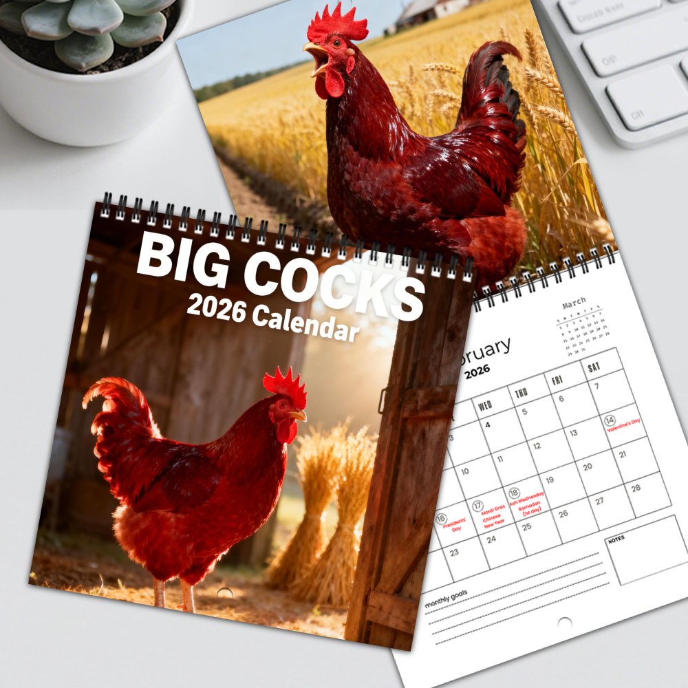 2026 Big Cocks Calendar