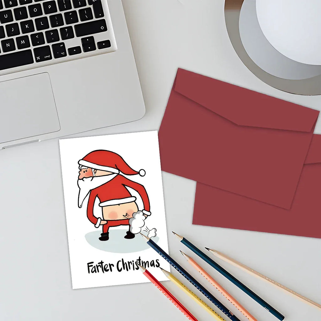 Farter Christmas Card - Tipsy Turtle Collective