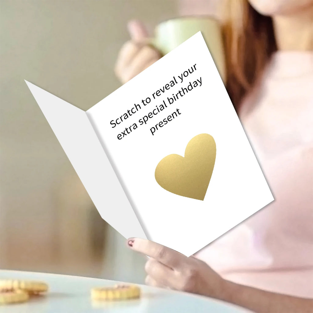 Extra Special BJ Birthday Scratch Card