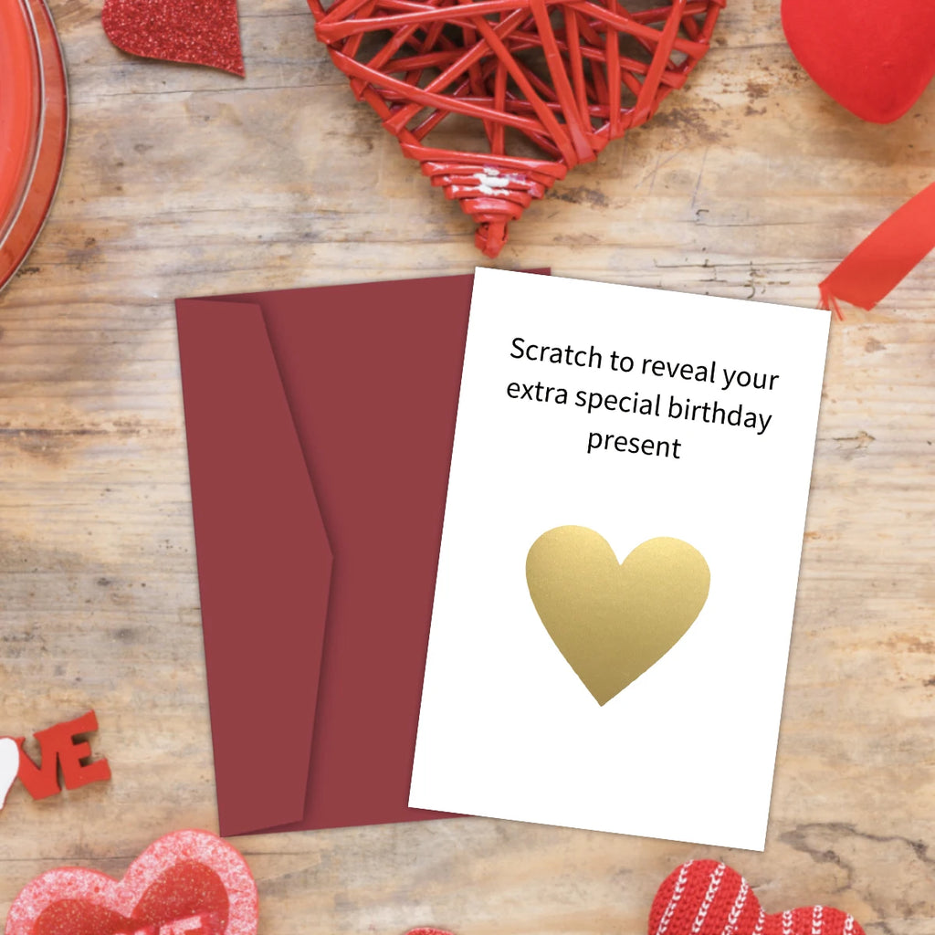 Extra Special BJ Birthday Scratch Card