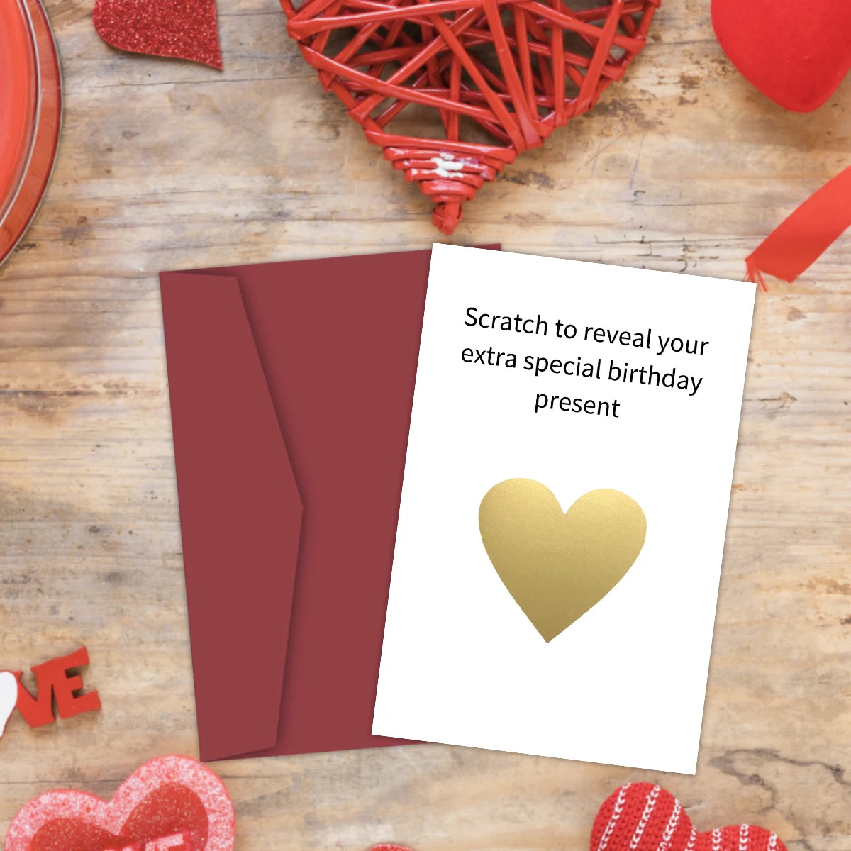 Extra Special BJ Birthday Scratch Card