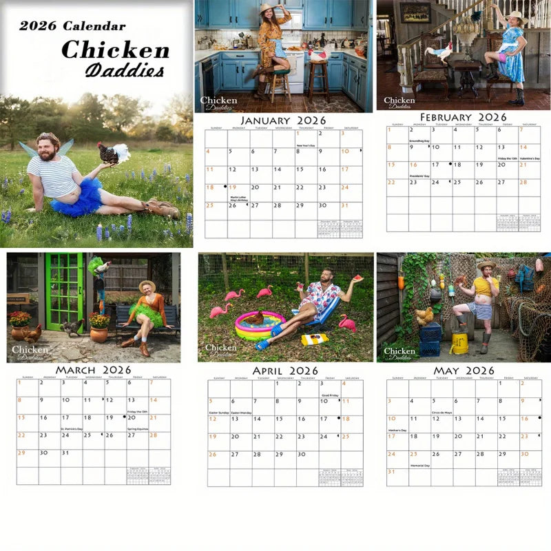 Chicken Daddies 2026 Calendar