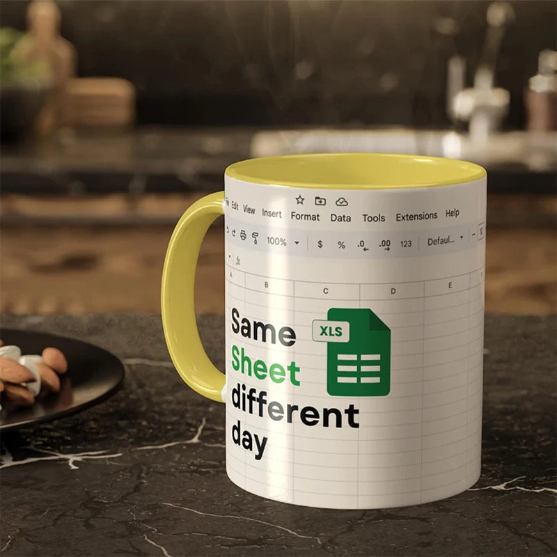 Relax, I have a Spreadsheet for that Mug