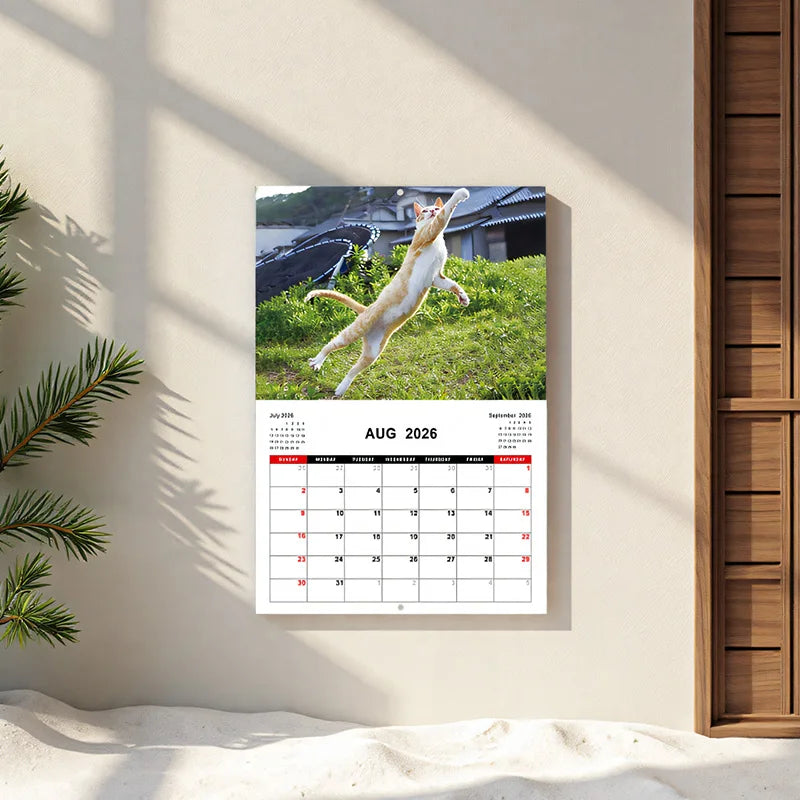 2026 Kung Fu Cats Themed Calendar