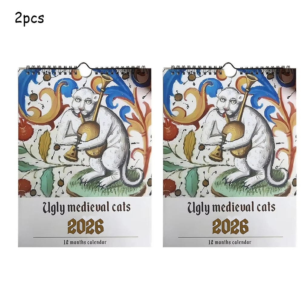 2026 Ugly Medieval Cats Calendar
