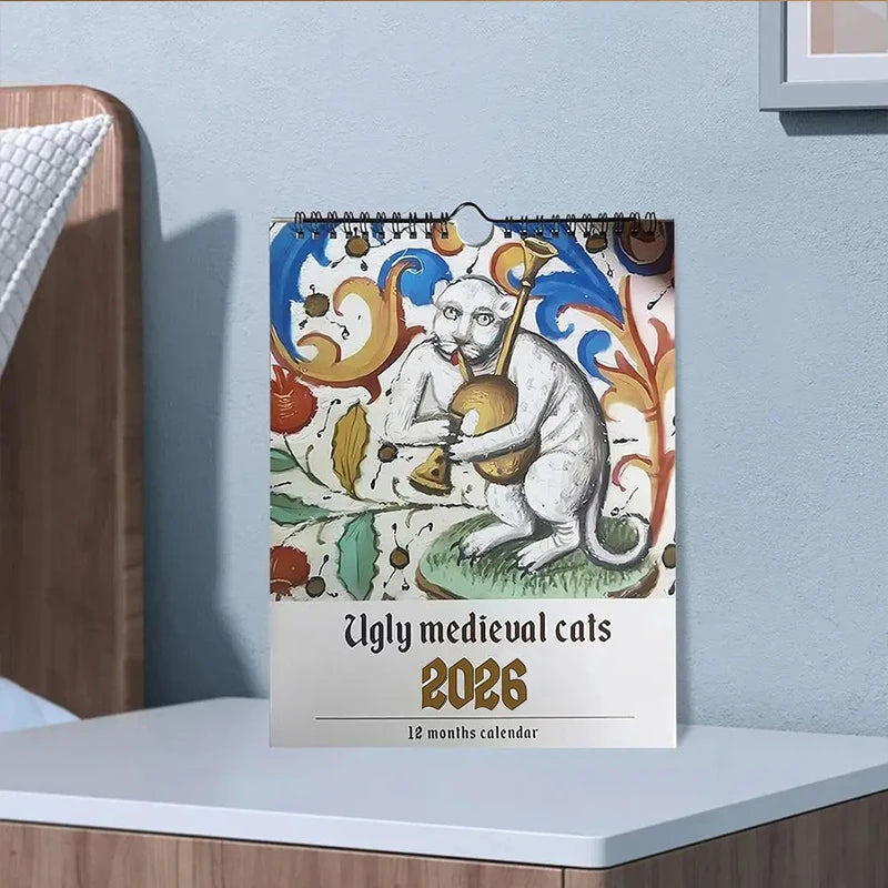 2026 Ugly Medieval Cats Calendar