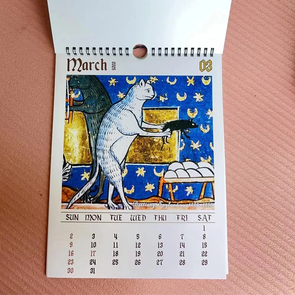 2026 Ugly Medieval Cats Calendar