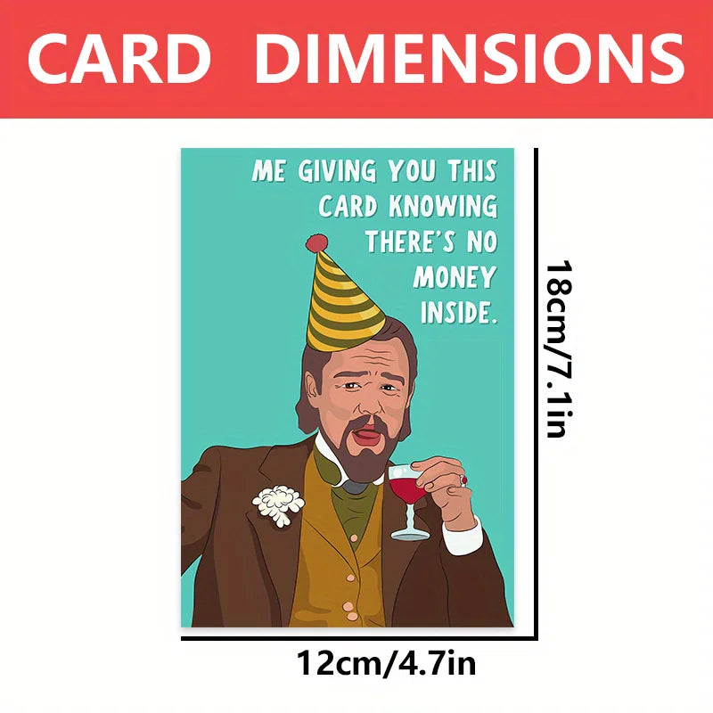 Funny Birthday Card - No Money
