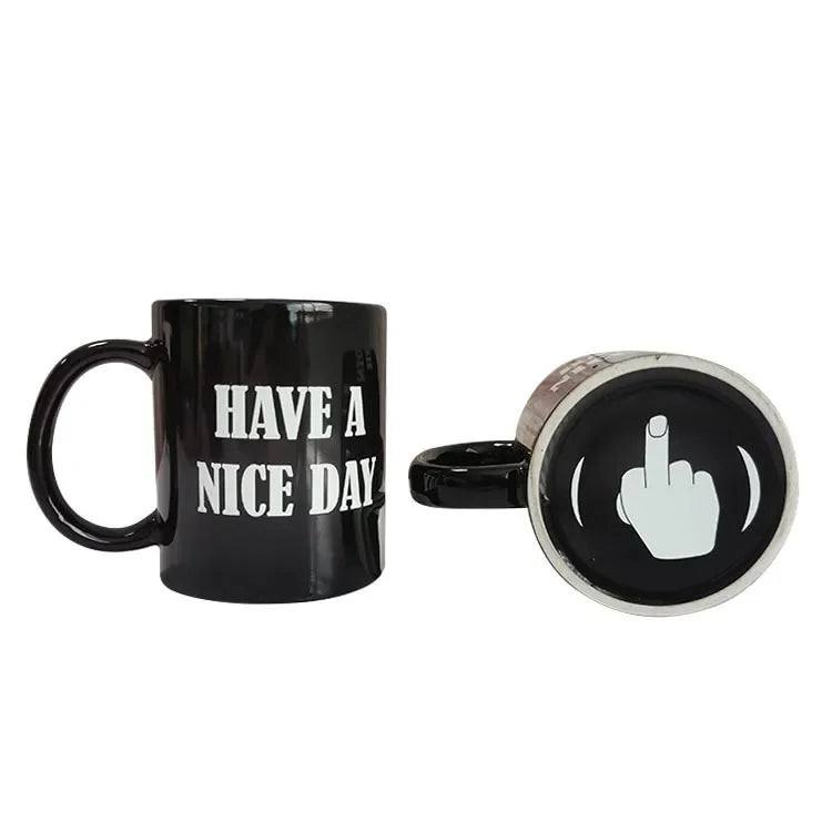 'Have a Nice Day' (Middle Finger) Mug