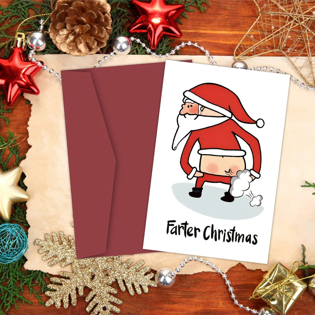 Farter Christmas Card - Tipsy Turtle Collective