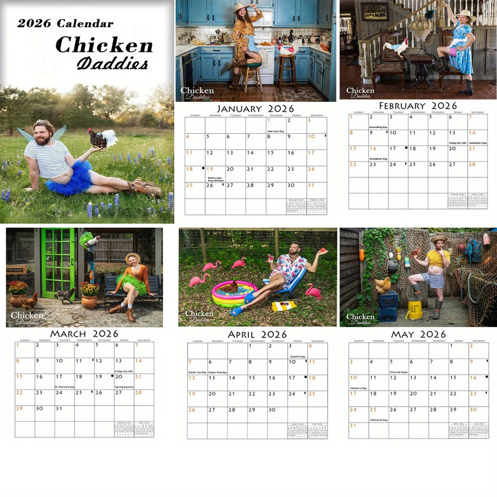 Chicken Daddies 2026 Calendar
