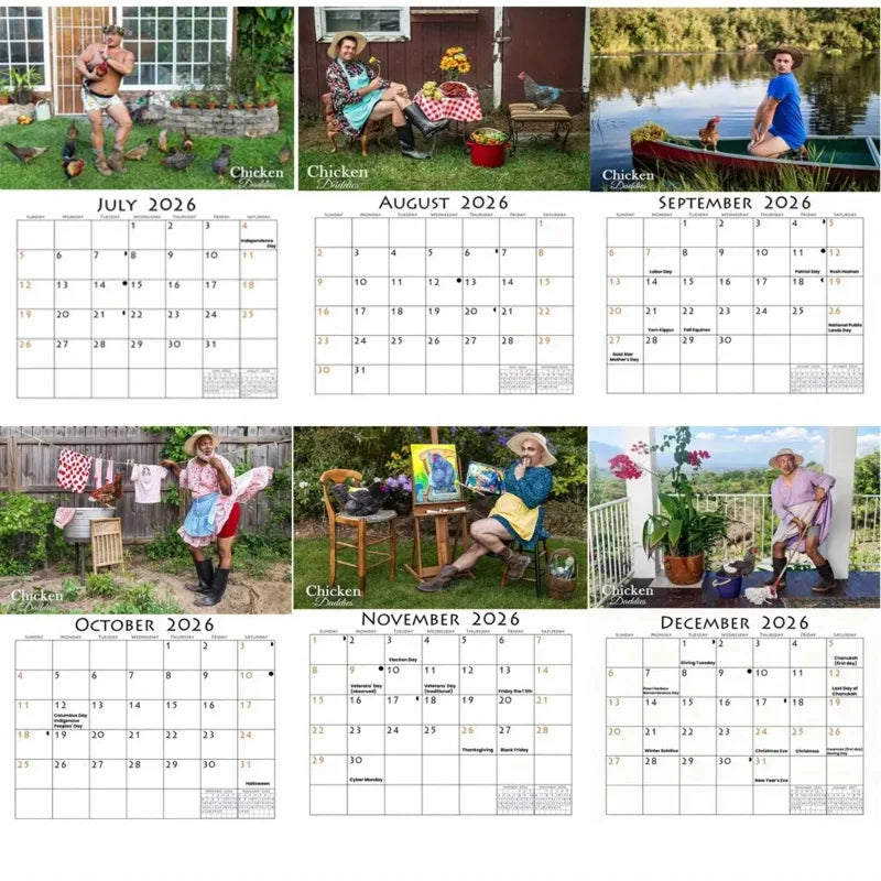 Chicken Daddies 2026 Calendar