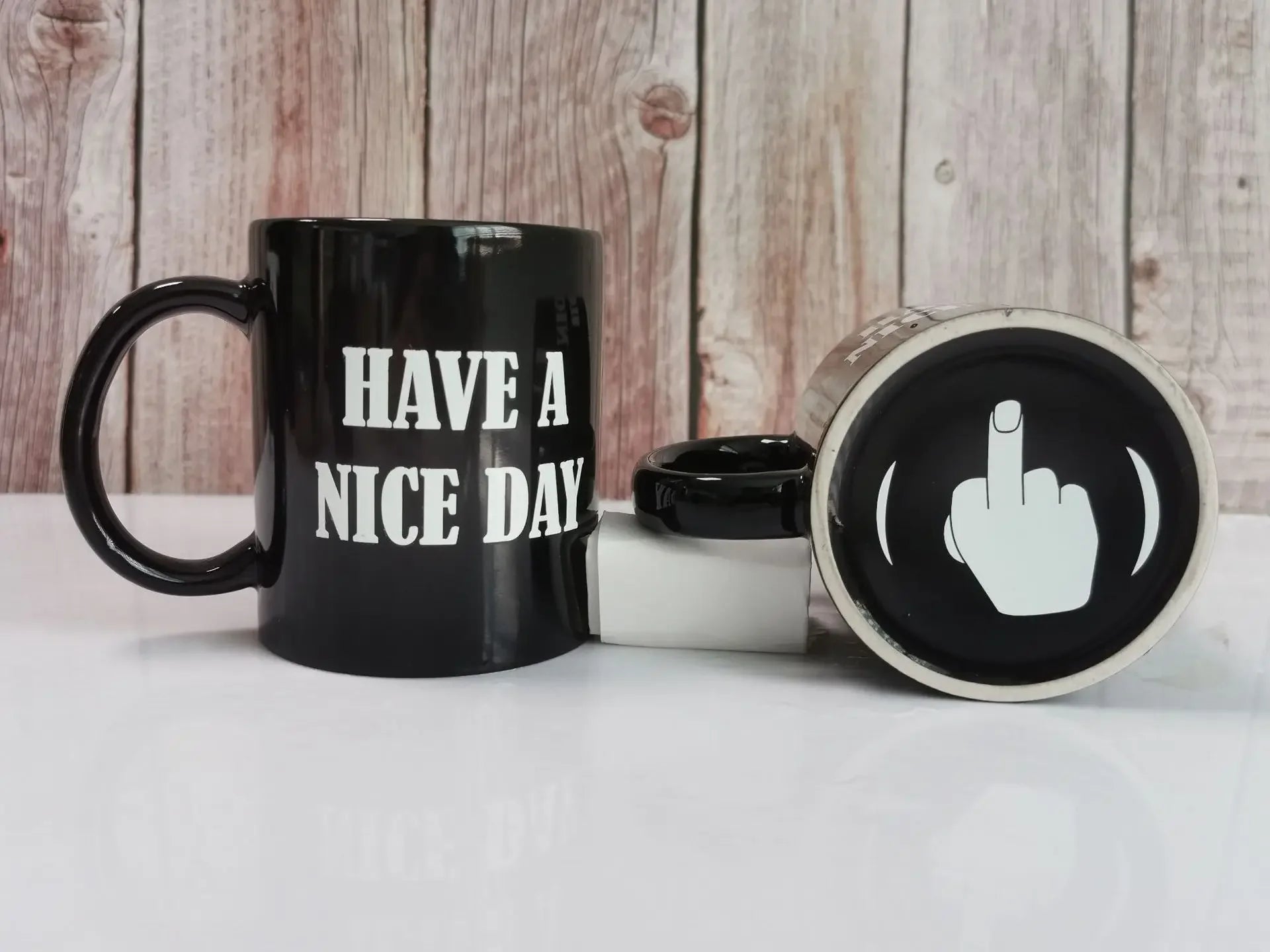 'Have a Nice Day' (Middle Finger) Mug