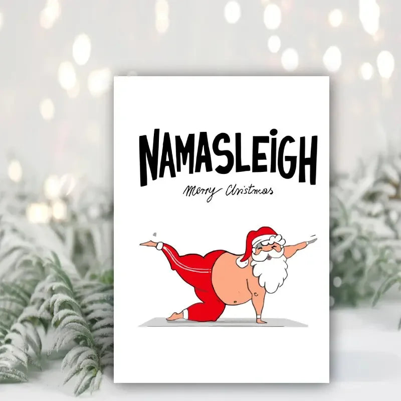 Namasleigh Christmas Card - Tipsy Turtle Collective