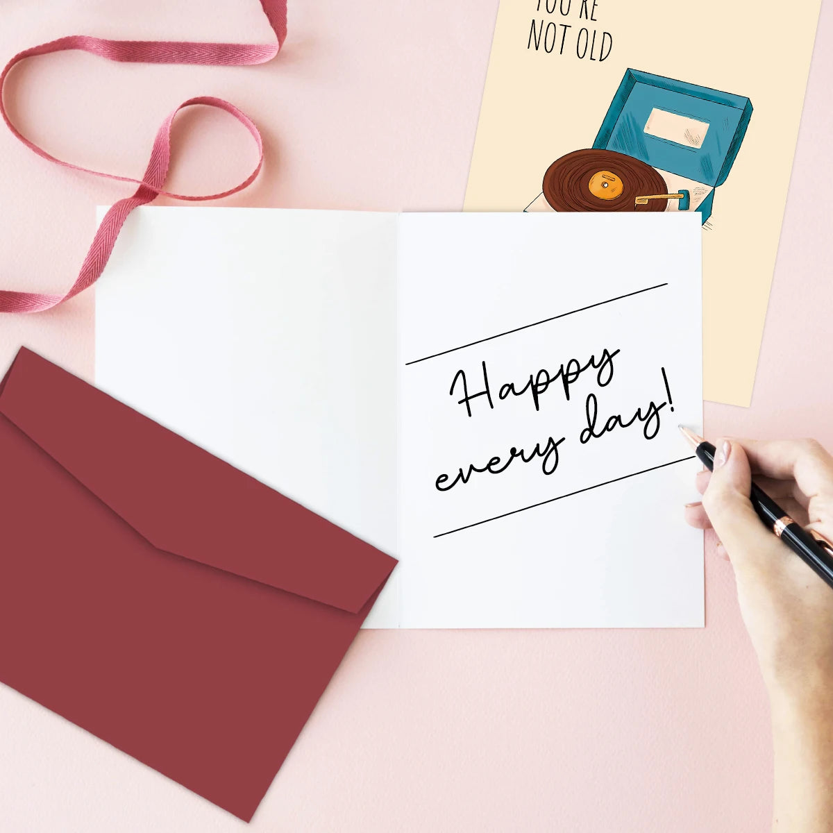 For the Record, You're Not Old - You're A Classic Birthday Card