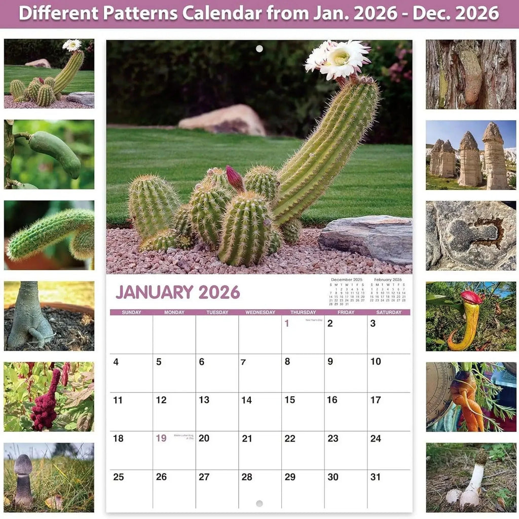 2026 Nature's D!ck Pics Calendar