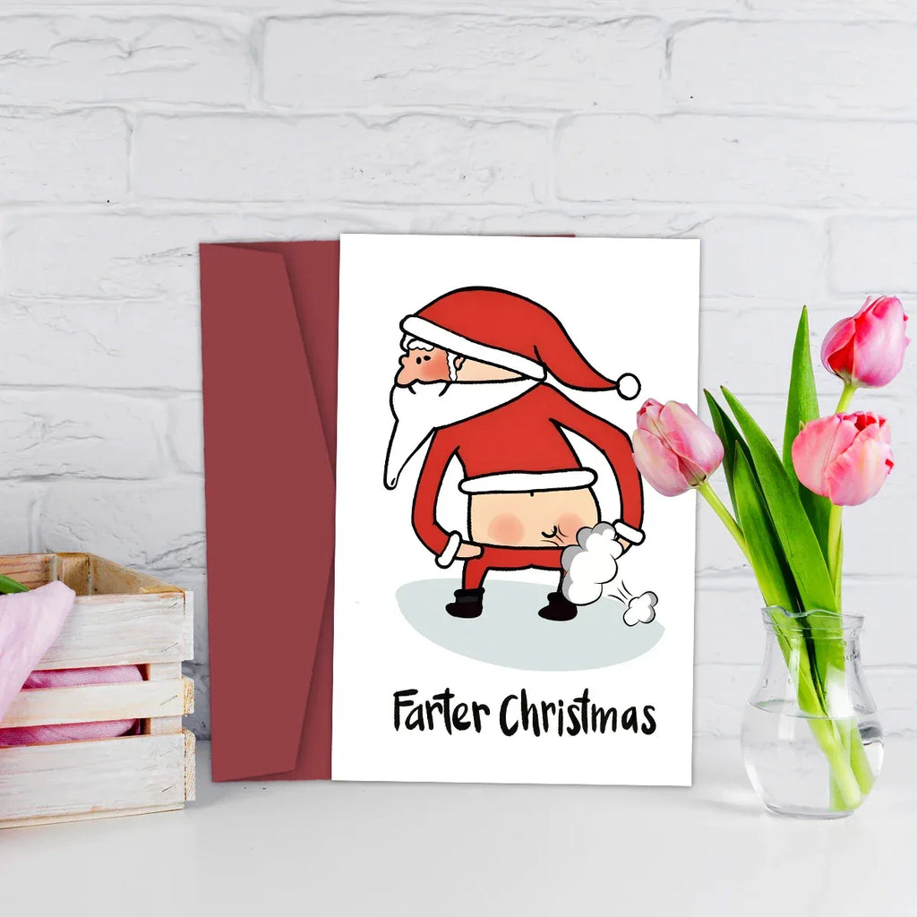 Farter Christmas Card - Tipsy Turtle Collective
