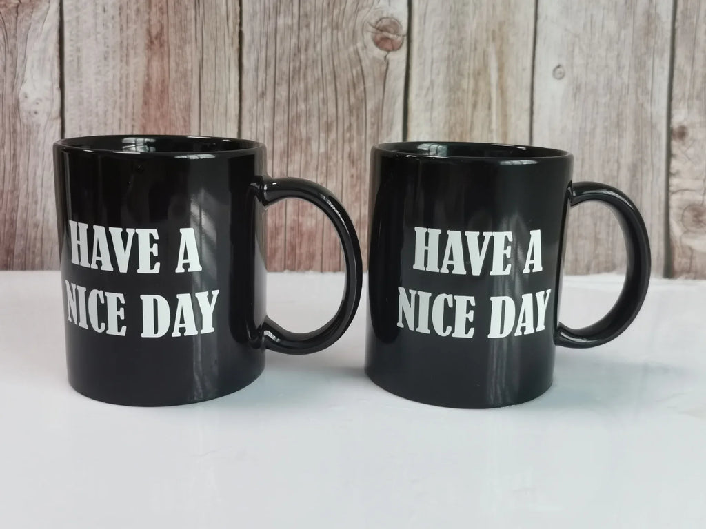 'Have a Nice Day' (Middle Finger) Mug
