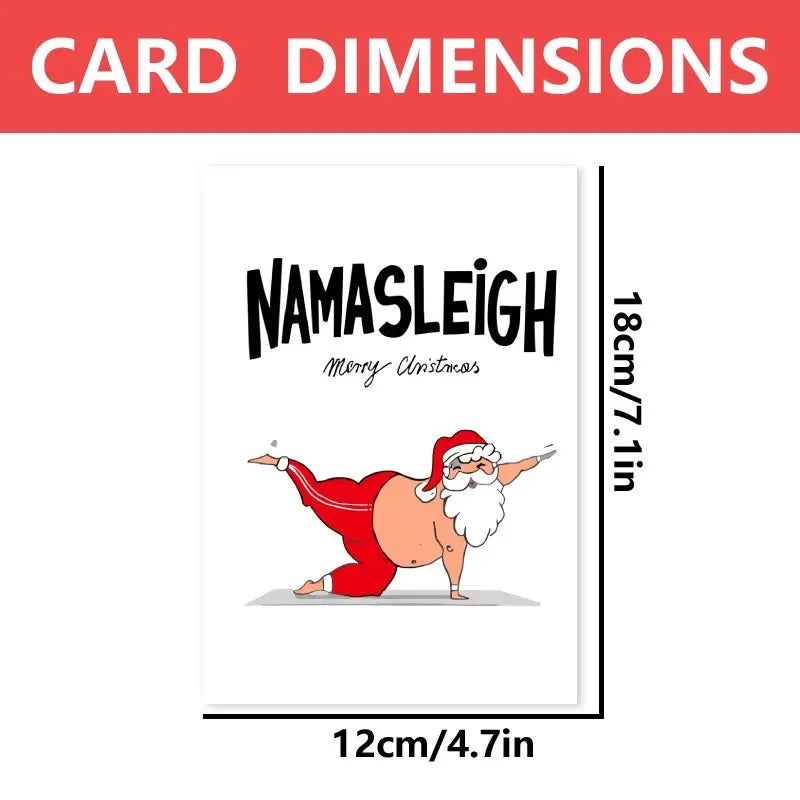 Namasleigh Christmas Card - Tipsy Turtle Collective