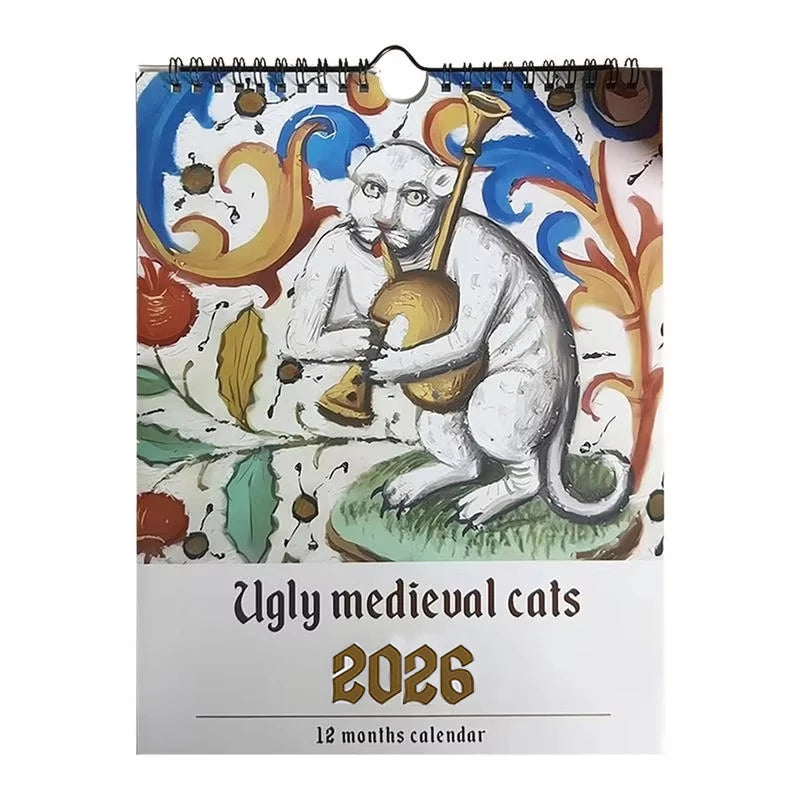 2026 Ugly Medieval Cats Calendar
