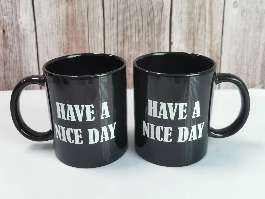 'Have a Nice Day' (Middle Finger) Mug